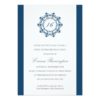 Elegant Navy Blue Birthday Party Invitation Card