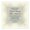 Elegant Rehearsal Dinner Invitations Square Invitation Card