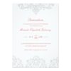 Elegant Silver & Pink Quincea?Era Invitation Card
