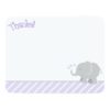 Elephant Thank You Note Cards | Purple And Gray Invitation Card