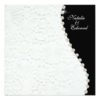 Engagement Black And White Vintage Pattern Invite Square Invitation Card