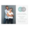 Entwined Circles Engagement Party Photo Invitation Card