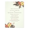Fall Foliage Wedding Invitation Card