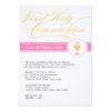 Fancy Script First Communion Invitations | Twins Invitation Card