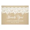 Flat Thank You Card | Kraft Brown Invitation Card