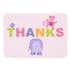 Flat Thank You Note Cards | Jungle Animals Invitation Card