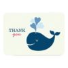 Flat Thank You Notes | Nautical Preppy Whales Card Invitation Card