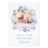 Floral Banner | Birth Announcement Invitation Card