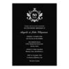 Floral Charm Anniversary Or Birthday Invitation Card
