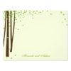 Forest Trees Thank You Cards Cards - Green - Invitation Card