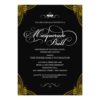 Formal Masquerade Ball Invitation Card