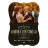 French Vintage Photo Merry Christmas Card Invitation Card