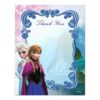 Frozen Anna And Elsa Birthday Thank You Paper Invitation Card