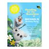 Frozen Summer Olaf Birthday Invitation Card