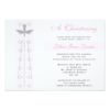 Girl Christening Invitation Card