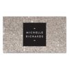 Glamorous Silver Glitter Modern Beauty Double-Sided Standard Business Cards (Pack Of 100)