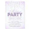 Glitter Look Bachelorette Party Invitation Card