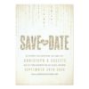 Glitter Look Save The Date Announcement Invitation Card