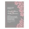 Gray & Pink Vineyard Rehearsal Dinner Invitation Card
