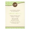 Green Giraffe Pattern Birthday Invitation Card