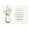 Hydrangea & Mason Jar Wedding Invitation Card