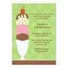 Ice Cream Party Invitation Card