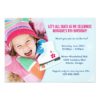 Ice Skating Party Photo Invitation Card