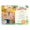 In The Jungle Birthday Party Invitation Card