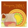 It'S A Tapas Party! Happy Fiesta Invitation Square Invitation Card