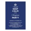 Keep Calm Funny Milestone Surprise Birthday Party Paper Invitation Card