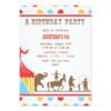 Kids Birthday Invitation - Circus Invitation Card