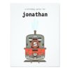 Kids Birthday Invitation - Train Invitation Card