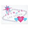 Las Vegas Lucky In Love Sate The Date Invitation Card