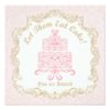 Let Them Eat Cake Invitation Square Invitation Card