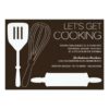 Let'S Get Cooking | Cook Off Party Invitation Card