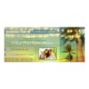 Lights Palms Save The Date Boarding Pass Tickets Invitation Card