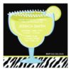 Lime Margarita Square Paper Invitation Card