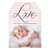 Love In Watercolor Stripes Valentine'S Day Card Invitation Card