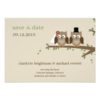 Love Owls Save The Date /Wedding Announcements Invitation Card