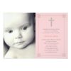 Lovely Cross Photo Baptism/Christening Invitation Card