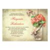 Mason Jar Rustic Bridal Shower Invitation Card