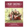 Merry Christmas Photo Card | Joy Love Peace Wishes Invitation Card
