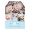 Modern Baby Sweet Baby Boy Birth Announcement Invitation Card
