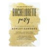 Modern Gold Foil Bachelorette Party Invitation Card