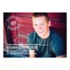 Modern Stamp Photo Graduation Party Announcement Invitation Card