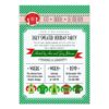 Modern Striped Ugly Sweater Holiday Party Invitation Card