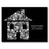 Moving House New Address Notification Note Card Postcard