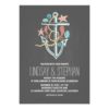 Nautical Beach Wedding Invitations - Chalkboard Invitation Card