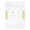 Neutral Baptism Invitation Card