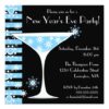 New Years Eve Party Snowflake Cocktail Invitation Square Invitation Card